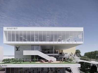现代创意商业建筑