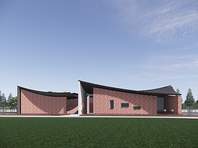 现代文化场馆建筑 展览馆建筑