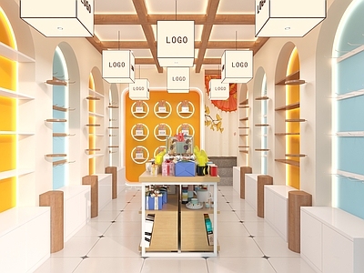 现代玩具礼品店 卡通 玩具店