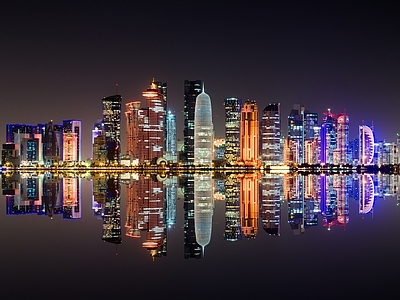 城市外景 街道建筑 窗景 城市夜景
