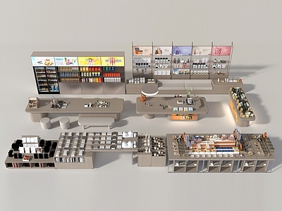 现代商展器材 店铺展示台 货架
