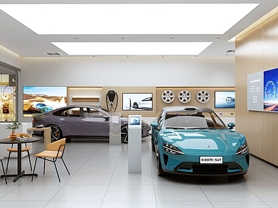 现代小米7汽车4S店 新能源汽车