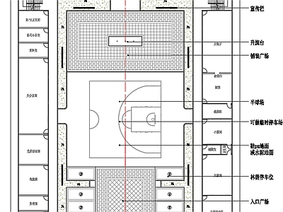 项目部办公区域景观方案 施工图 办公工业景观