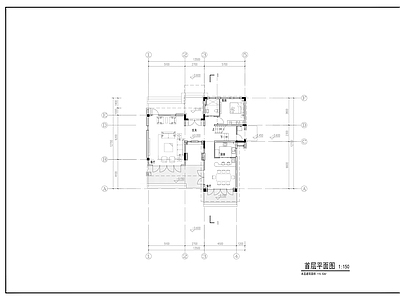 三层旅游度假别 施工图