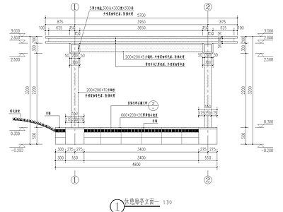 休憩廊亭做法 施工图