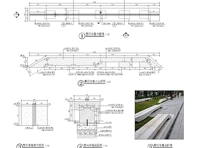 坐凳详图 施工图