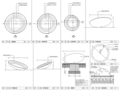 儿童乐园 转转碗 详图 t8 施工图 景观小品