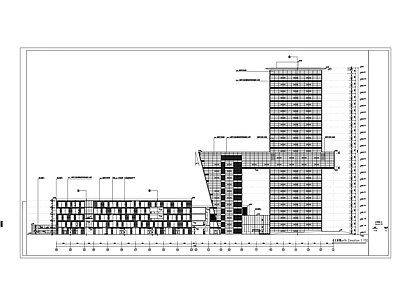 24层办公楼建筑 施工图