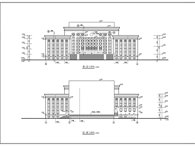 部队三层科技训练用房建 施工图