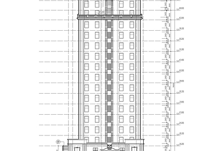 二十层政府服务中心建 施工图