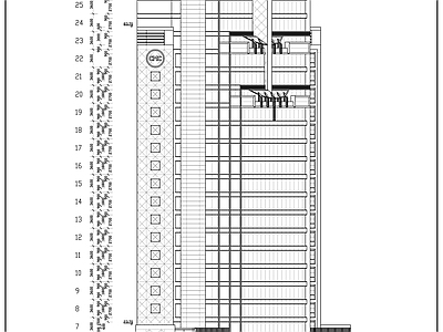 高层办公楼图纸 施工图