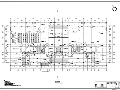 广播电视大楼建筑结构水电空 施工图