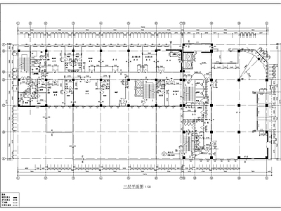 九层办公楼建筑方案图 施工图