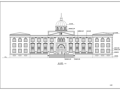 市公安局三层办公大楼建 施工图