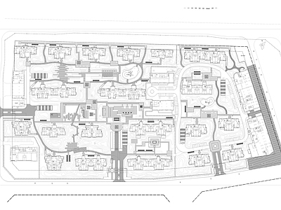 郑州市永威项目迎宾府景观植物设 施工图 居住区景观