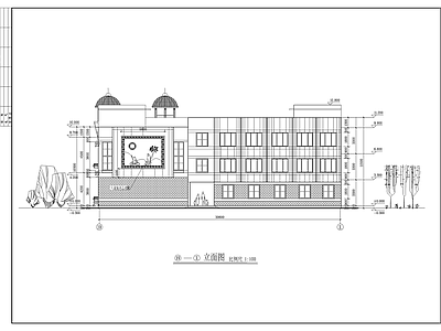 幼儿园建筑全套图 施工图