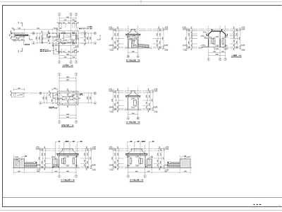 门卫室建 施工图