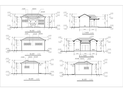 长8米 宽5 9米 1层公厕建施 施工图