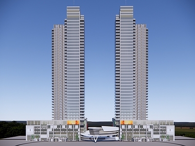 现代商业建筑 商业综合体