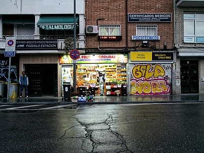 街道外景 城市街景