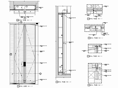 储物柜装饰柜鞋柜施工大样详图 施工图 柜类