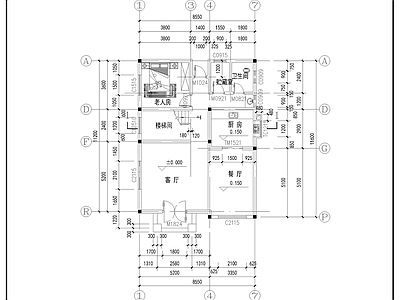 别墅建筑结构 施工图