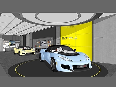 现代汽车展厅4S店
