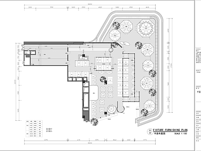 纳瓦新疆西域菜平面布置图 施工图