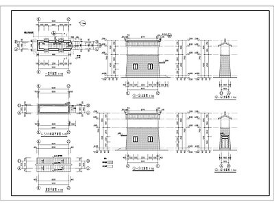 仰望 中式管廊出入用房 混凝 施工图