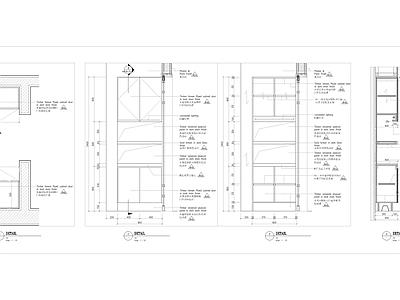 酒店公共区域柜体 施工图 柜类