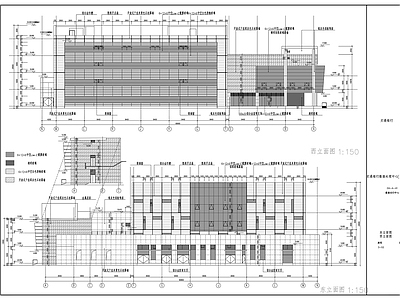 数据运行大楼建筑图 施工图