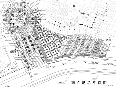 小区南广场设计方案 施工图