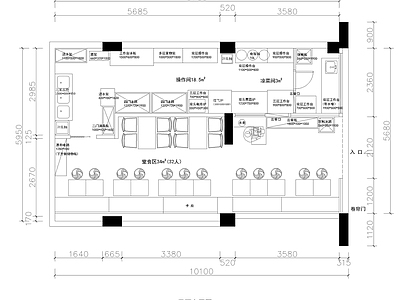 江西粉面店 施工图