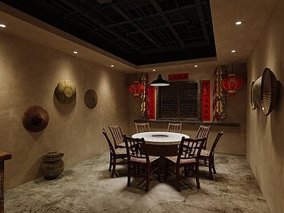 中式剧本杀店 义庄