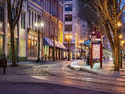 街道外景 城市街边 路口