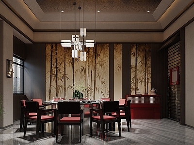 新中式餐饮包厢