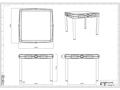 麻将机制作图 施工图