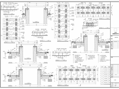 地库通风口外装饰 施工图 局部景观