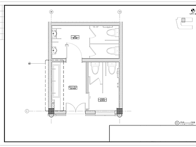 独立公共卫生间 施工图