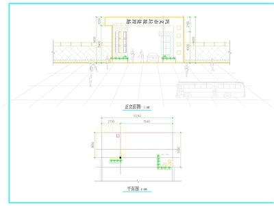 大门设计方案 施工图