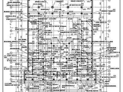 大型宗祠建筑 施工图 古建