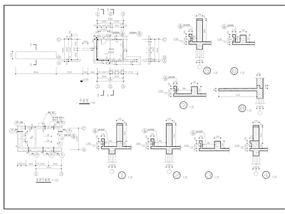 传达室建筑结构 施工图