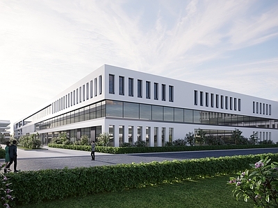 现代厂房 产业园 工业园