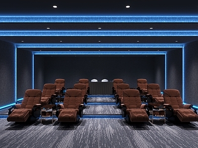 现代风格电影包厢