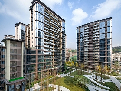 现代舜山府样板区景观 施工图 居住区景观