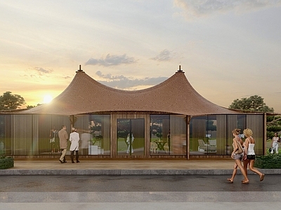 现代藤编游客服务中心 驿站