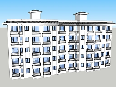 现代多层住宅 教师周转用房 教师宿舍