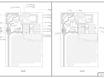 别墅庭院景观 施工图