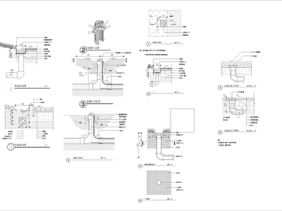 点排 给排水节点标准大样图 施工图