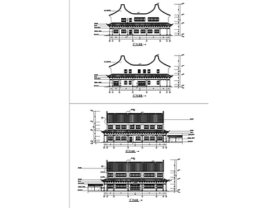 上天竺法喜讲寺建 施工图 古建